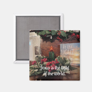 Jesus ist das Licht der Welt. Magnet