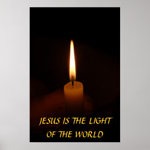 JESUS IST DAS LICHT DER WELT... Religiöse Poste Poster