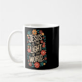Jesus ist das Licht religiöser Christlich Kaffeetasse (Links)