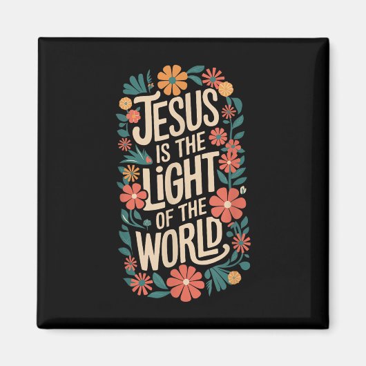 Jesus ist das Licht religiöser Christlich Magnet (Vorne)