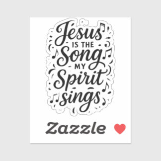 Jesus ist das Lied Aufkleber
