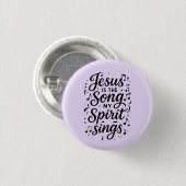 Jesus ist das Lied Button (Vorne & Hinten)
