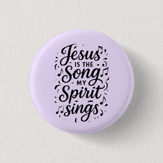 Jesus ist das Lied Button (Vorderseite)