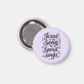 Jesus ist das Lied Magnet (Vorderseite/Rückseite)
