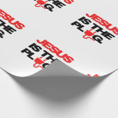 Jesus ist das Plug Wrapping Geschenkpapier (Ecke)