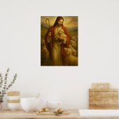 Jesus ist das Shephard #3™ LDS Wall Art Poster (Küche)