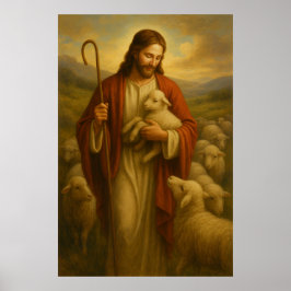 Jesus ist das Shephard #3™ LDS Wall Art Poster
