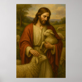 Jesus ist das Shephard #4™ LDS Wall Art Poster