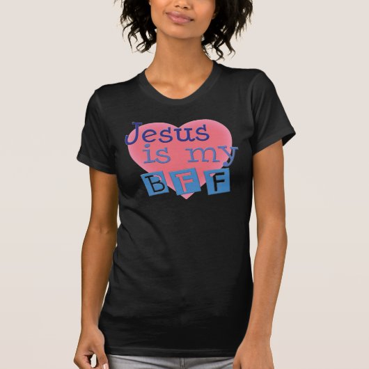 Jesus ist das Shirt meiner BESTE FREUNDIN Frau (Vorderseite)
