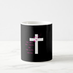 Jesus ist das Weg-Schrift-Shirt Kaffeetasse