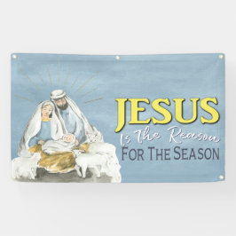 Jesus ist das Weihnachtsfest der Weihnachtszeit Banner