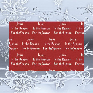 Jesus ist das Weihnachtsgefechtsbuch Seidenpapier