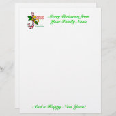 Jesus ist das Weihnachtsschreiben, das das Geschöp (Vorne/Hinten)