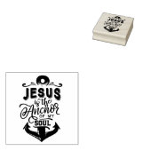 Jesus ist der Anker meines Souls Gummistempel (Stempel)