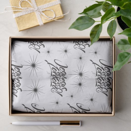 Jesus ist der Christliche Weihnachtsgott Seidenpapier (Geschenk)