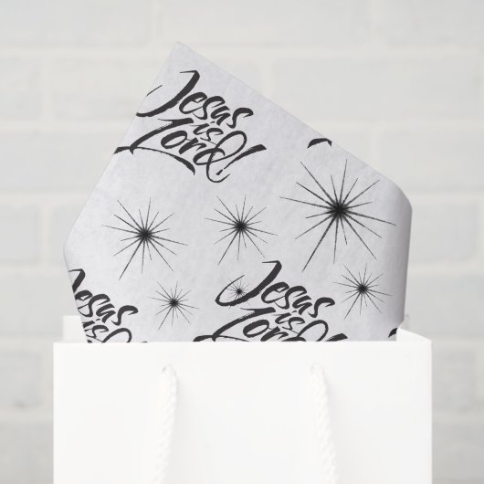 Jesus ist der Christliche Weihnachtsgott Seidenpapier (Geschenktüte)