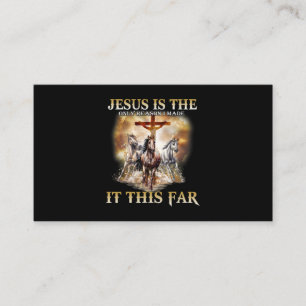Jesus ist der einzige Grund, warum ich es dieses f Visitenkarte