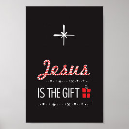 Jesus ist der Geschenkgrund für dieses Saisonposte Poster