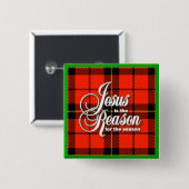 Jesus ist der Grund Button (Vorne & Hinten)