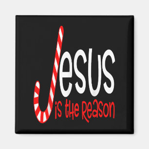 Jesus ist der Grund Christlich Religiöses Weihnach Magnet