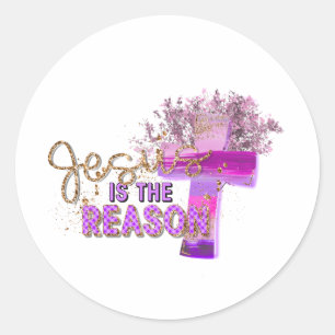 Jesus ist der Grund Christlich Sticker