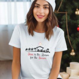 Jesus ist der Grund der Saison Weiß T-Shirt