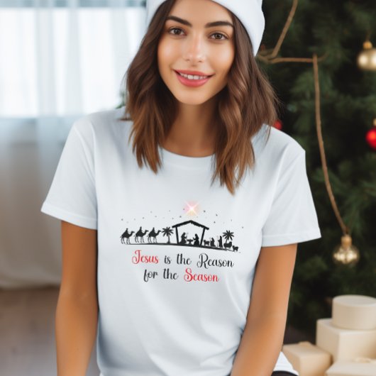 Jesus ist der Grund der Saison Weiß T-Shirt