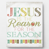 Jesus ist der Grund Fotoplatte (Vorderseite)