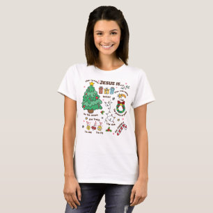 Jesus ist der Grund für Christliche Weihnachten T-Shirt