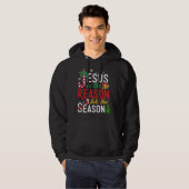 Jesus ist der Grund für Christliche Weihnachten We Hoodie (Vorne ganz)
