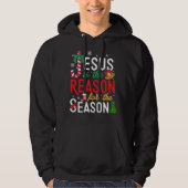 Jesus ist der Grund für Christliche Weihnachten We Hoodie (Vorderseite)