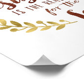 Jesus ist der Grund für das Kunst-Poster der Jahre Poster (Ecke)