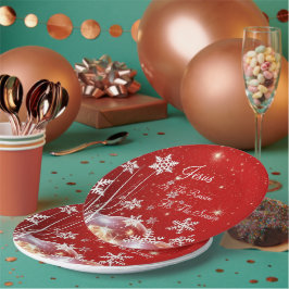 Jesus ist der Grund für das Papier Plakat der Jahr Pappteller