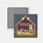 Jesus ist der Grund für das Saisonmagnet Magnet (Vorderseite/Rückseite)