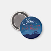 Jesus ist der Grund für das Saisonmagnet Magnet (Vorderseite/Rückseite)