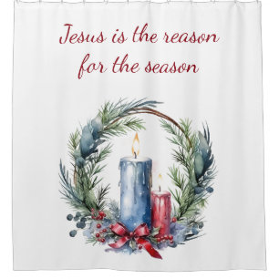 JESUS IST DER GRUND FÜR DAS Weihnachtsangebot DER Duschvorhang