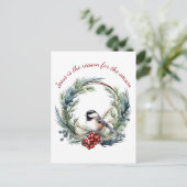 JESUS IST DER GRUND FÜR DAS Weihnachtsangebot DER Postkarte (Stehend Vorderseite)