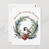 JESUS IST DER GRUND FÜR DAS Weihnachtsangebot DER Postkarte (Vorne/Hinten)