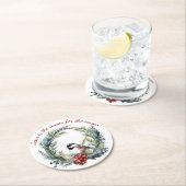 JESUS IST DER GRUND FÜR DAS Weihnachtsangebot DER Runder Pappuntersetzer (Vor Ort)