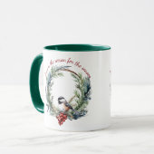 JESUS IST DER GRUND FÜR DAS Weihnachtsangebot DER  Tasse (Vorderseite Links)