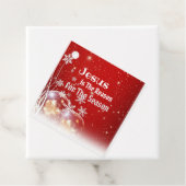Jesus ist der Grund für das Weihnachtsbuch Geschenkanhänger (Beispiel)