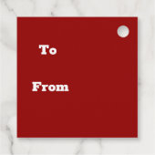 Jesus ist der Grund für das Weihnachtsbuch Geschenkanhänger (Rückseite)