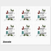 Jesus ist der Grund für den Aufkleber (Blatt)