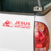 Jesus ist der Grund für den Autoaufkleber (Auf Lkw)