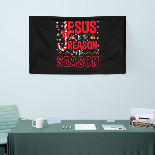 Jesus ist der Grund für den Christlichen Glauben d Banner (Messeveranstaltung)