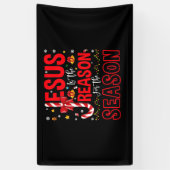 Jesus ist der Grund für den Christlichen Glauben d Banner (Vertikal)