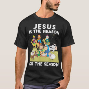 Jesus ist der Grund für den Glauben an Gott Ch der T-Shirt