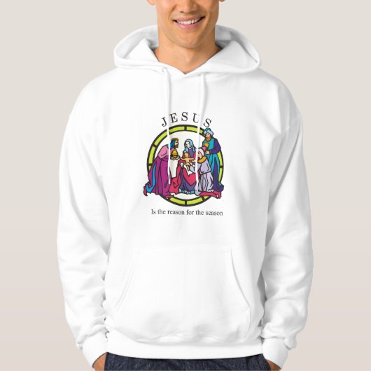 Jesus ist der Grund für den JahreszeitHoodie Hoodie (Vorderseite)