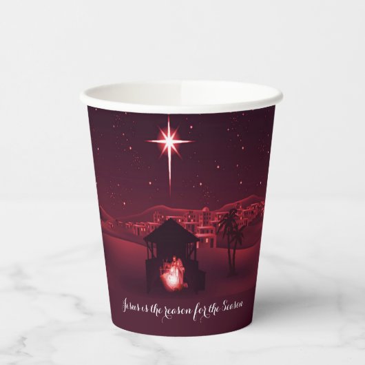 Jesus ist der Grund für den Nativpapier Cup Pappbecher (Links)
