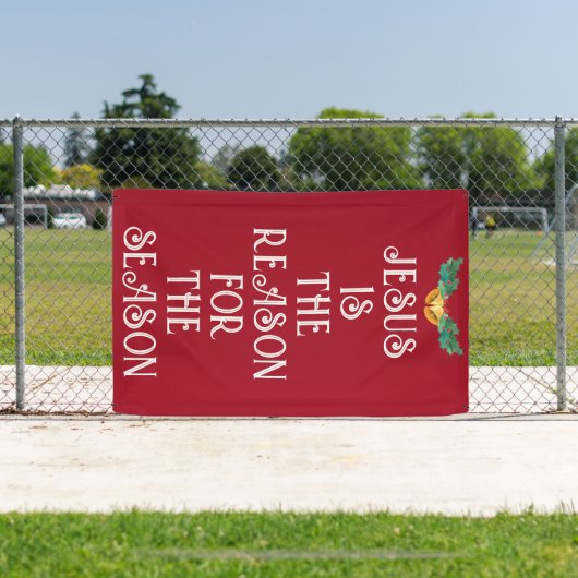 JESUS IST DER GRUND FÜR DEN TÜR-BANNER BANNER (InSitu)